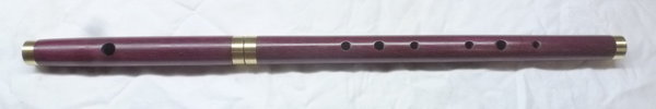 Fife/Flute 2pc. Key of F made from Purpleheart. Tunable